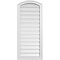 Ekena Millwork Arch Top Surface Mount PVC Gable Vent: Non-Functional, w/2"W x 1-1/2"P Brickmould Frame, 18"W x 40"H GVPAR18X4002SN - alternate 1